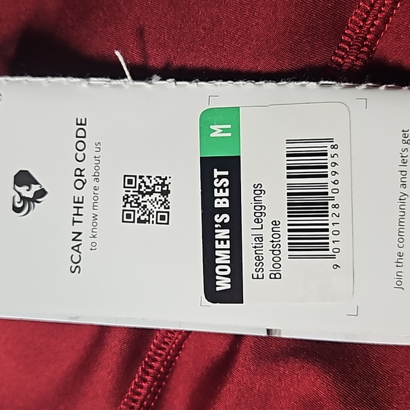 Essential Leggings Adult Women Bloodstone Medium - Picture 10 of 10